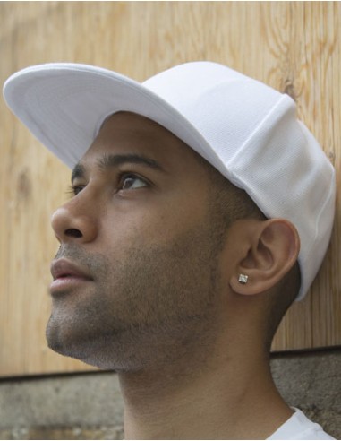 RES-RC083X-Bronx Original Flat Peak Snapback Cap